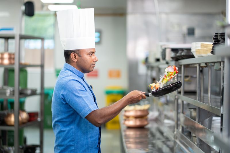 Fresh ingredients being prepared in GYG kitchen